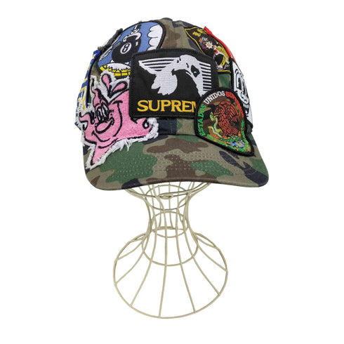 シュプリーム Supreme 25SS 6-Panel Olive Camo 6パネル オリーブ カモ パッチ キャップ メンズ